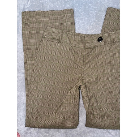 Women’s Green Plaid Tailor B.Moss Stretch Slacks 💚 - Picture 4 of 16